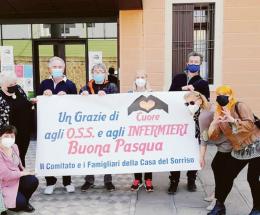 “Grazie, angeli della pandemia”