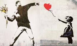E' il giorno della grande mostra di Banksy