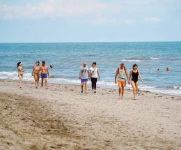 Le nuvole non scoraggiano i turisti