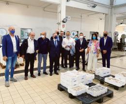 Mercato ittico: la visita dell’onorevole Battistoni