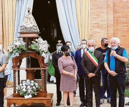 Tanti pellegrini per la giornata degli automobilisti 