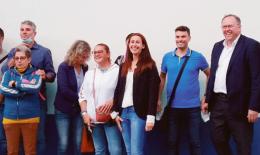 Elisa Sette vara la sua giunta, Piasentini vicesindaco