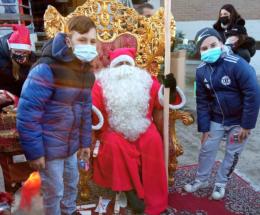 Primo incontro con Babbo Natale a Valliera