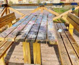 Gazebo in Artessura vandalizzati, rabbia e proteste