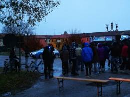 Profughi, ennesima protesta per le strade di Cona