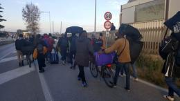 Conetta, tutto come previsto: è partita un'altra marcia dei profughi