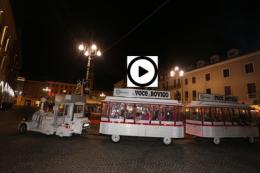 In carrozza, si parte: ecco il trenino del centro