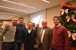 Il brindisi degli arbitri Aia