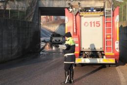 Sottopasso allagato anche senza pioggia