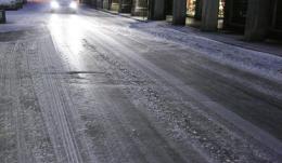 Strade ancora ghiacciate in tutto il Polesine