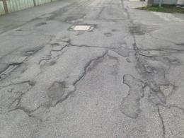 Buche nel quartiere Taglio di Donada