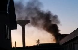 Incendio ai cassonetti e momenti di paura 
