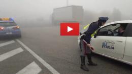 Nebbia, incubo in A13: quattro incidenti, un morto e caselli chiusi