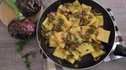 Paccheri alla carbonara di carciofi: un’esplosione di sapore