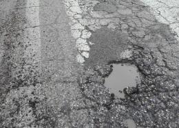 Strade groviera in tutta la città