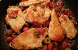 Petto di pollo con i pomodorini 
