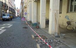 "Stop" a buche e voragini <br/>continuano i lavori in centro
