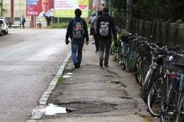 Per i pendolari della stazione  <br/> i marciapiedi fanno "acqua"