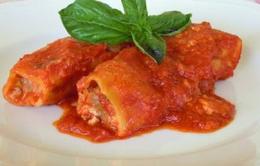 Cannelloni al prosciutto e basilico 