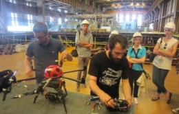 La centrale di Polesine Camerini<br/>set cinematografico per un giorno