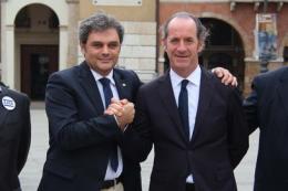 Finale di campagna elettorale <br/> con Zaia e la festa in piazza