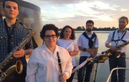 Euterpe, musica a ritmo del Po <br/> tramonto tra le note del gruppo