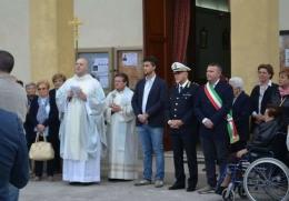 Cerimonia per celebrare i 60 anni <br/> della costruzione della chiesa di Volto