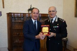 Zaia incontra il comandante Del Sette <br/> per parlare di sicurezza del territorio