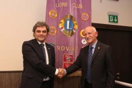 Bergamin, ospite del Lions club<br/> "Ex Baldetti, caccio i responsabili"