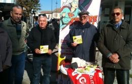 Un gazebo per tutelare le pensioni<br/>Spi Cgil in piazza per gli anziani 