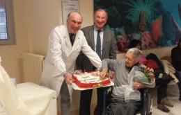 Auguri a nonna Gemma <br/> 102 anni e festa all'ospedale