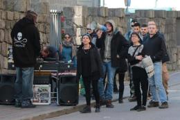 Anarchici contro tutte le carceri<br/> tengono paralizzata la città