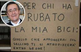 L'anatema di don Gianni Vettorello <br/> ai ladri della sua bicicletta