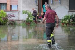 Nubrifagi e allagamenti in Polesine <br/> strade distrutte, sottopassi inondati