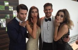 Marco Crepaldi sfila in passerella <br/> al Fashion Week di Milano