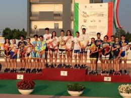 Campionato italiano pista,  tre medaglie da ricordare