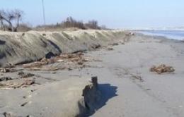 La spiaggia rischia di scomparire