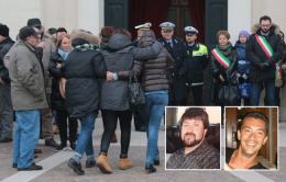 Lo straziante addio a Daniele e Gianfranco