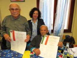 Premiati i due partigiani Nali e Roma