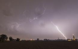 Una notte di fulmini come non si vedeva da tempo