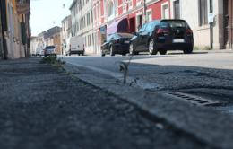Via Roma percorso ad ostacoli