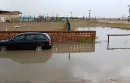 Grandine e bomba d’acqua nel Delta