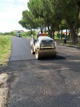Interventi di asfaltatura a Porto Tolle e Boccasette