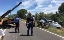 Schianto mortale sull'argine del Po