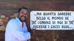 Salvini a sorpresa a Punta Canna: c'è ben altro a cui pensare