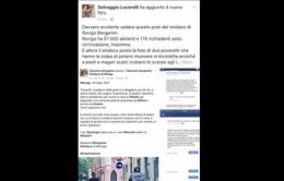 Selvaggia Lucarelli se la prende col sindaco Bergamin