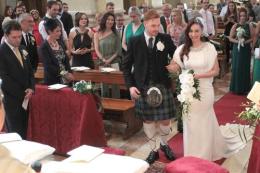 Un matrimonio in kilt al Duomo di Rovigo