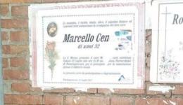Strappato il manifesto del ragazzo ucciso a Valencia