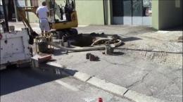 Cavarzere, una mattina senza acqua 