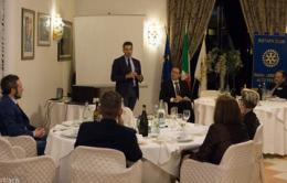 Corazzari ospite al Rotary Club